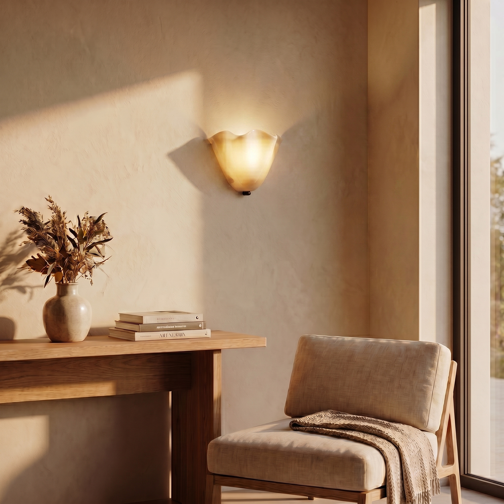 Wabi-Sabi Glass Wall Sconce